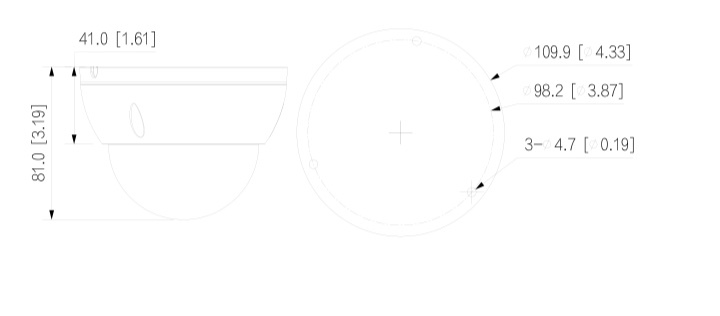 Diagrama de la cámara IPC-HDBW2221R-ZS