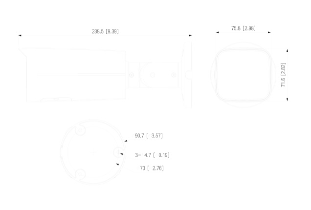 Dimensiones IPC-HFW2431S-S-S2
