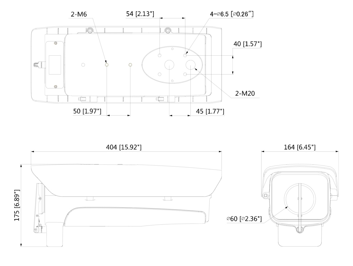 Schema DImensioni PFH600N