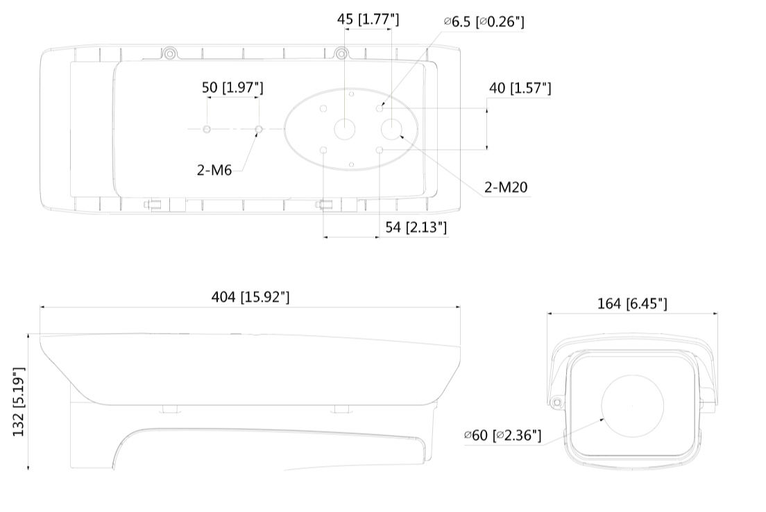 Schema DImensioni PFH600N