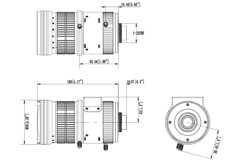 Schema dimensioni PFL0550-E6D