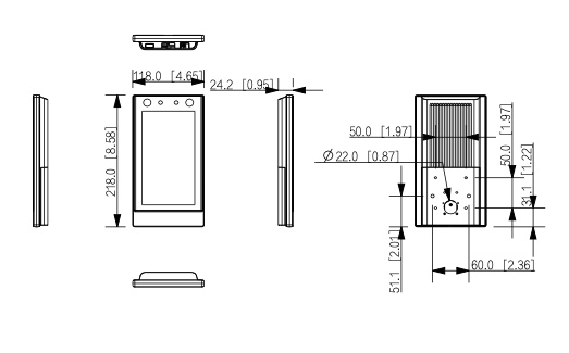 Dimensioni ASI723X