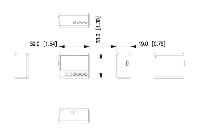 ARM7012-W2-868 dimensioni