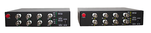 Convertitore di segnale video. Da AHD / HDTVI / HD-CVI a FIBRA OTTICA.