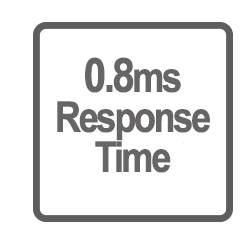 Temps de réponse Tempo di risposta 0.4ms