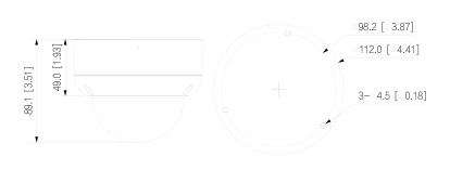 Camera detail - HAC-HDW2802T-A