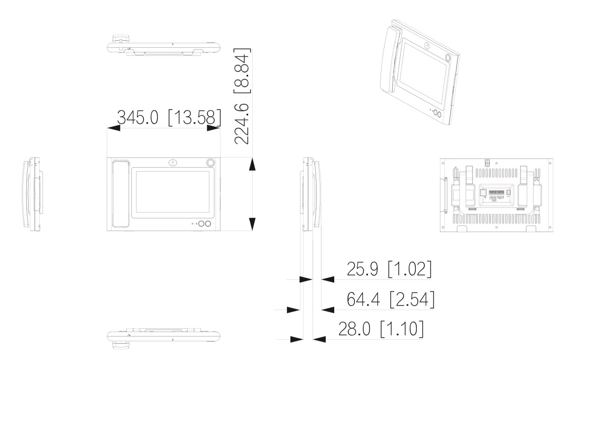Schema dimensioni VTS5240B