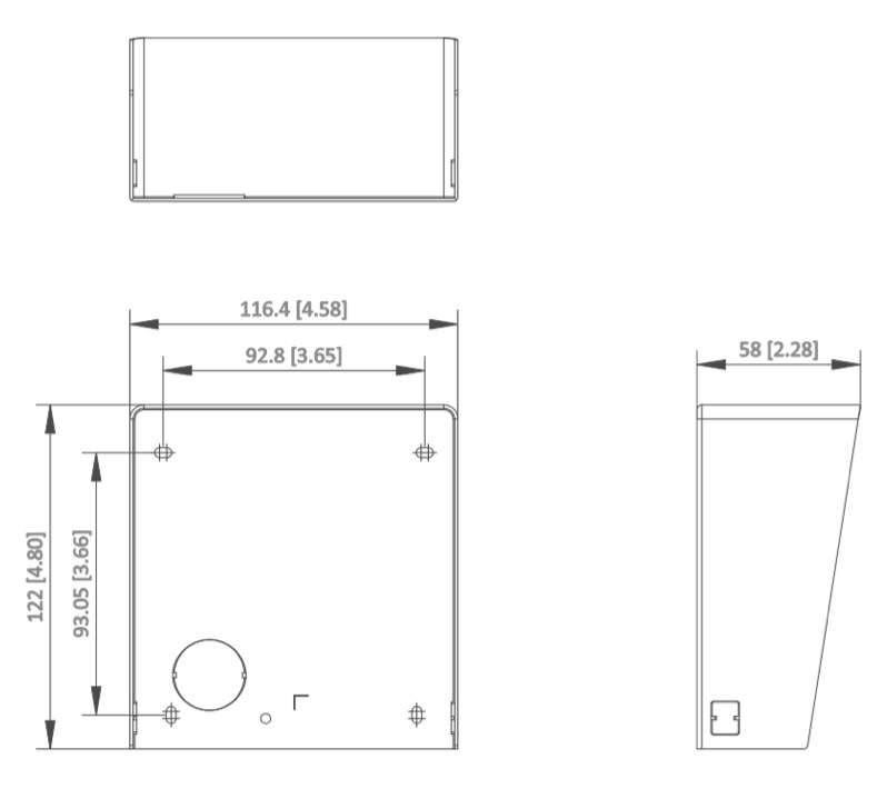 Dimensiones de DS-KADB8003-RS1