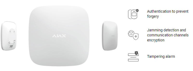 Centrale Ajax WiFi / 3G Dual Sim / Ethernet