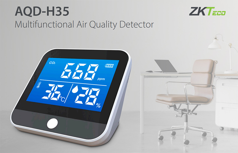 AQD-H35 Lettore Biometrico ZKTECO rilevamento Temperatura Aria