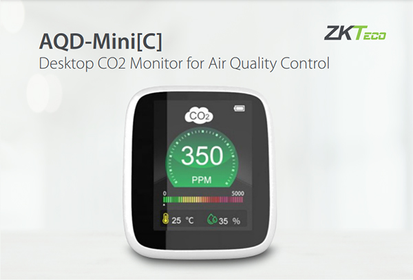 AQD-Mini-C Lettore Biometrico ZKTECO rilevamento temperatura corporea, mascherina, palmo della mano, viso