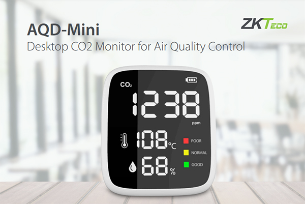 Lettore Biometrico ZKTECO rilevamento temperatura corporea, mascherina, palmo della mano, viso