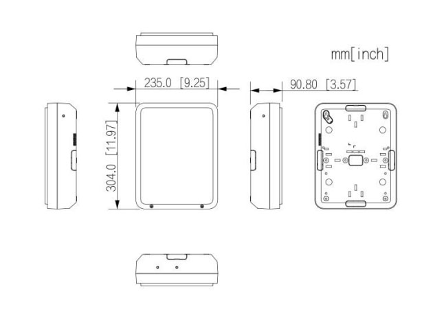 Dimensions ARM9A4-P-W2-868