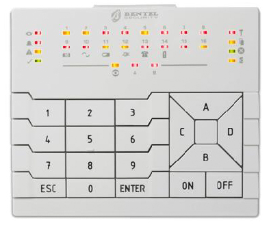 Clavier Bentel modèle Premium LED