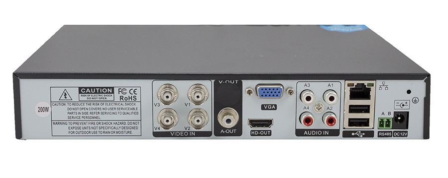 Enregistreur VidéoSetik 1080P Audio 5en1 AHD / CVI / TVI / IP / ANALOGIQUE