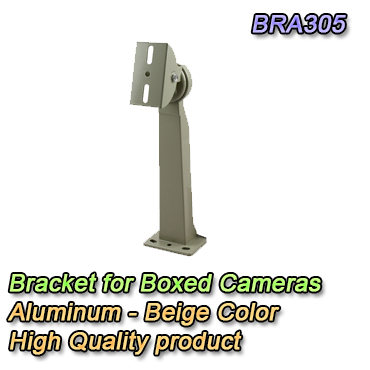 Braccio installabile a muro compatibile con telecamere Boxate standard e speciali