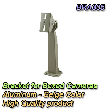 Staffa - Setik Braccio installabile a muro compatibile con telecamere Boxate standard e speciali