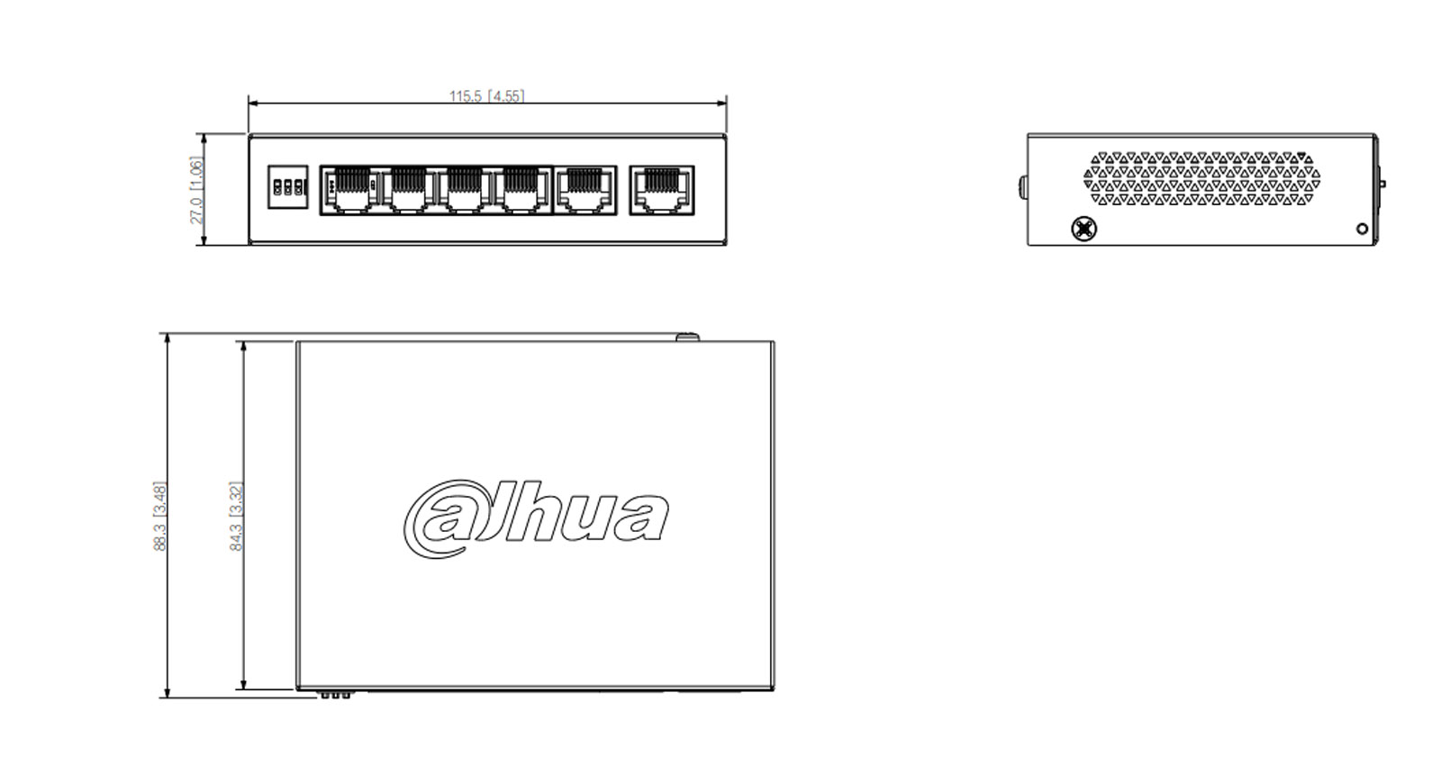 CS4006-4GT-60-V2 dimensions