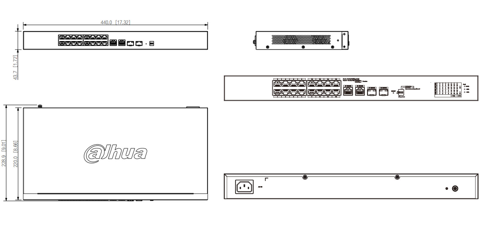 CS4218-16ET-135-V2 dimensions