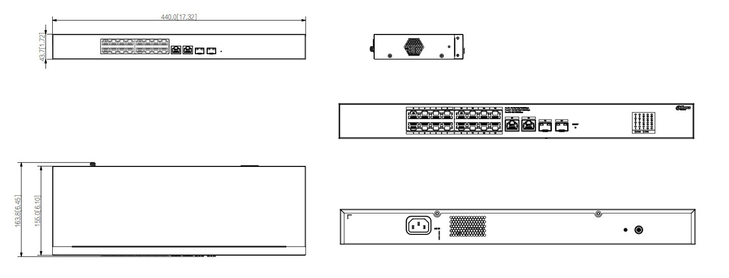 CS4220-16GT dimensions
