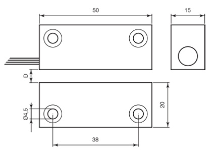 Schema contatto magnetico CSA Cooper CSA 403-AG