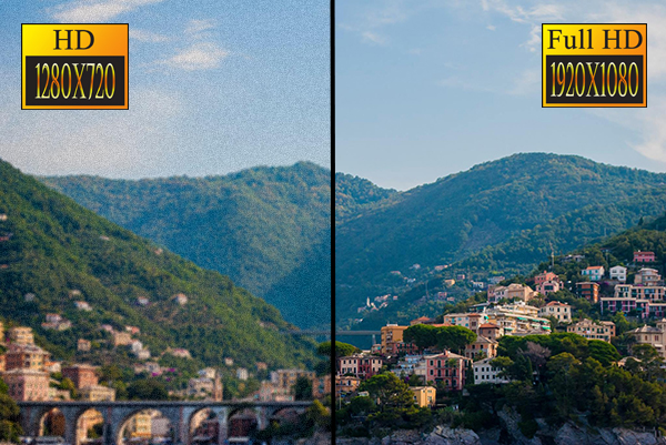 2MP comparison Risoluzione 2Megapixel