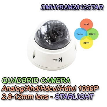 Caméra 4en1 - Série Lite Caméra Dome 4in1 Serie Lite di Setik 2MP 2.8-12mm