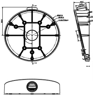 Couvercle DS-1281ZJ-DM25(M1)