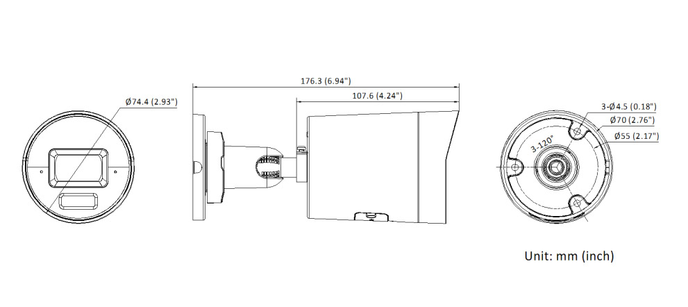 DS-2CD2047G3-LI2UY(2.8mm) dimensions