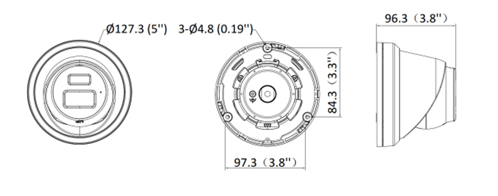 DS-2CD2323G2-LI2U(2.8mm) dimensions