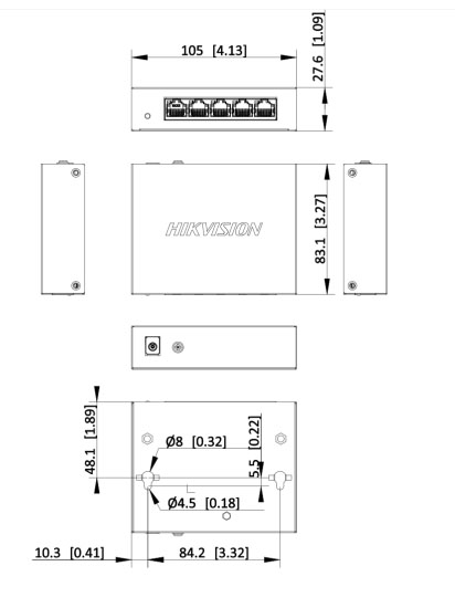 DS-3E0505-O dimensions