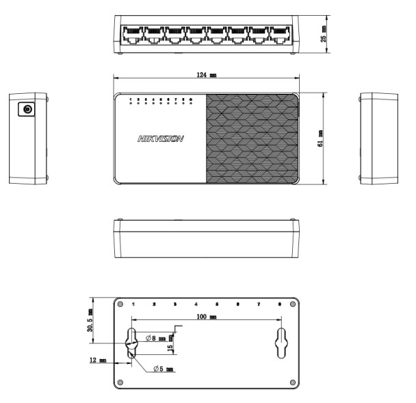 DS-3E0508D-O dimensions