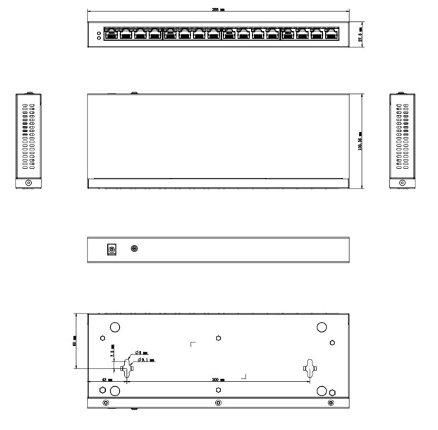 DS-3E0516P-O dimensions