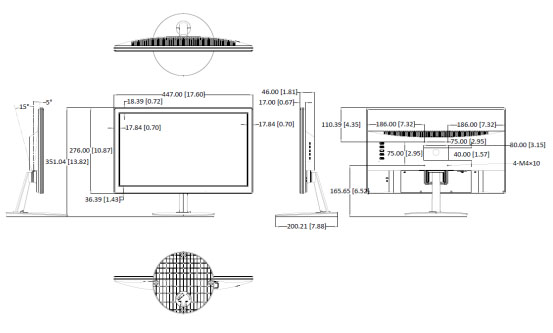 DS-D5019S0-1P0 dimensions