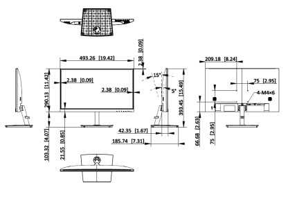 DS-D5022F2-1V2 dimensions