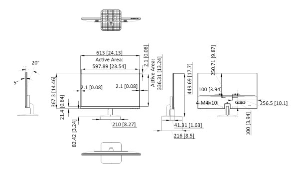DS-D5027F2-1P2 dimensions