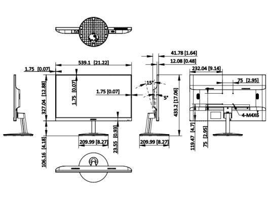 DS-D5224F2-1V1S dimensions