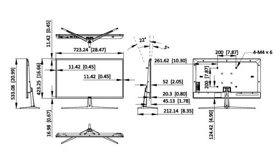 DS-D5232F2-1V1S dimensions