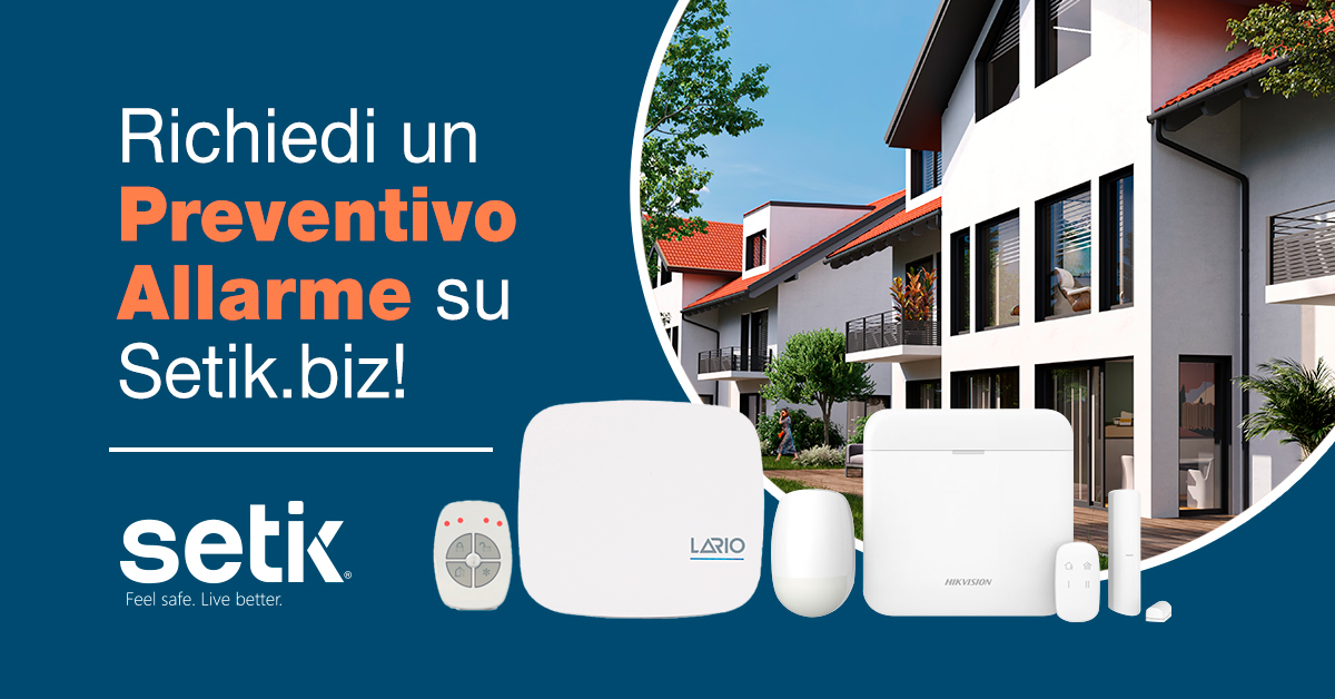 Richiedi subito preventivo impianto allarme casa senza fili wifi professionale. Top brand Paradox allarme Ajax Amc Hikvision Bentel. Il miglior sistema kit antifurto con centrale, sirena esterna, telecamere o tastiera allarme wireless o filare