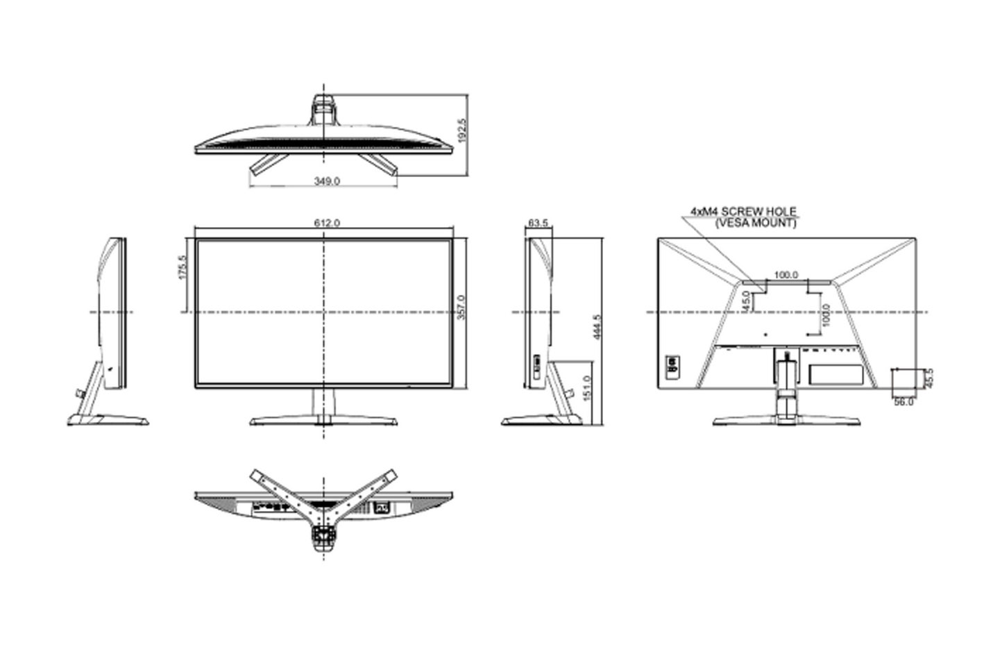 G2771HSU-B1 dimensions