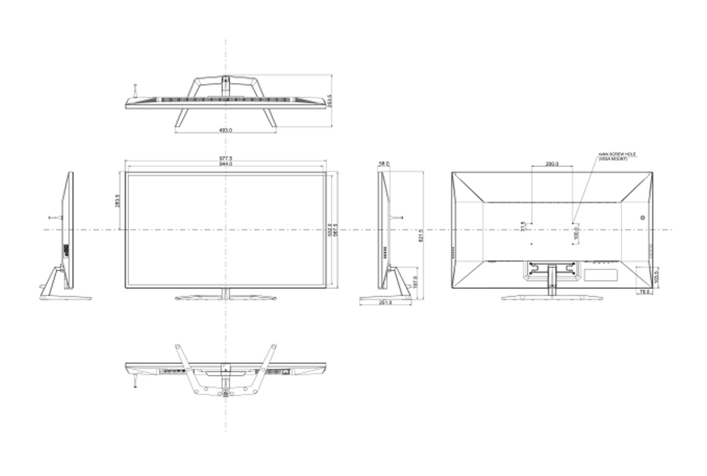 G4380UHSU-B2 dimensions