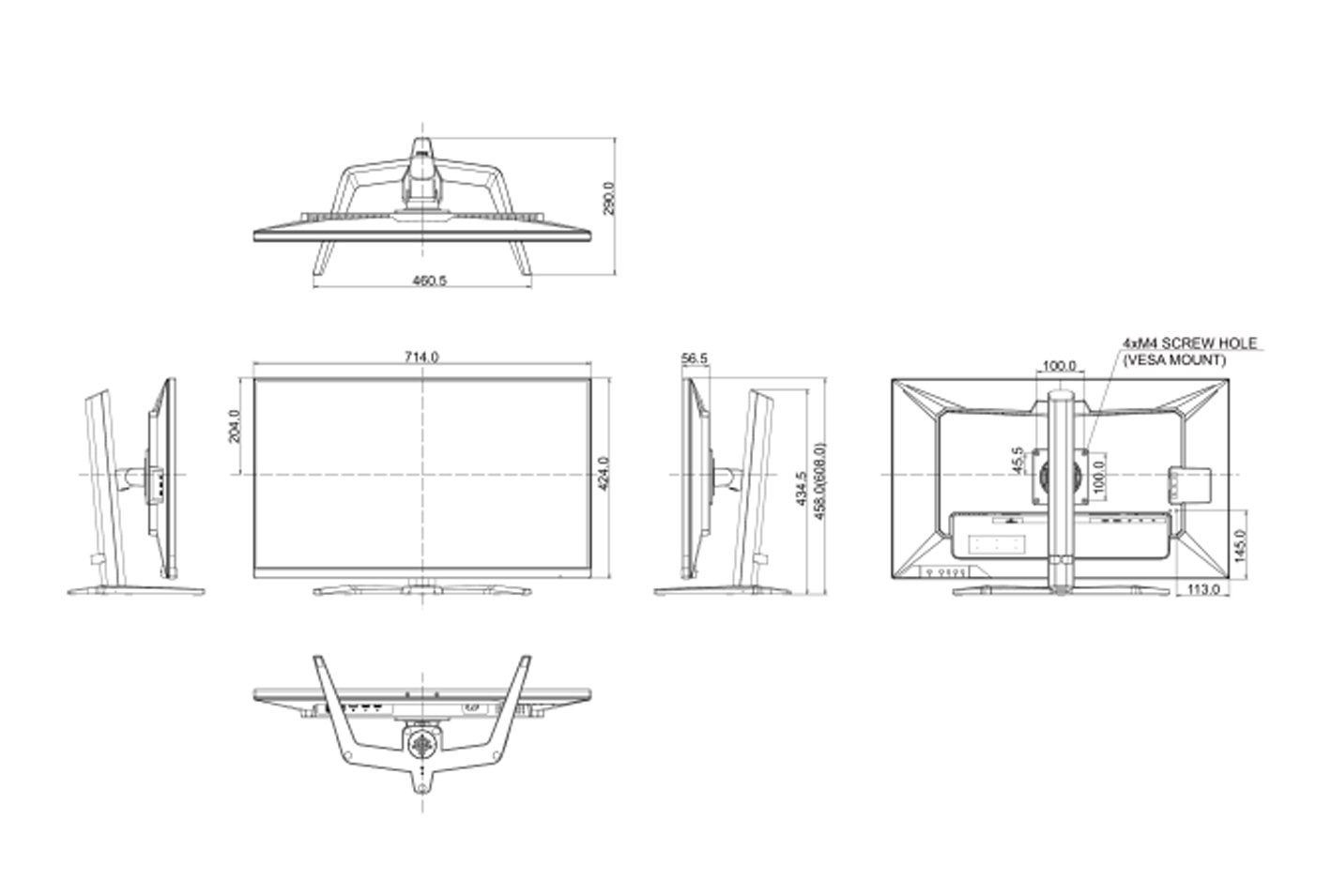 GB3290QSU-B1 dimensions