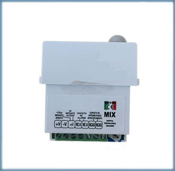 Sensore doppia tecnologia PIR+MW serie GRD DOTTO LIGHT