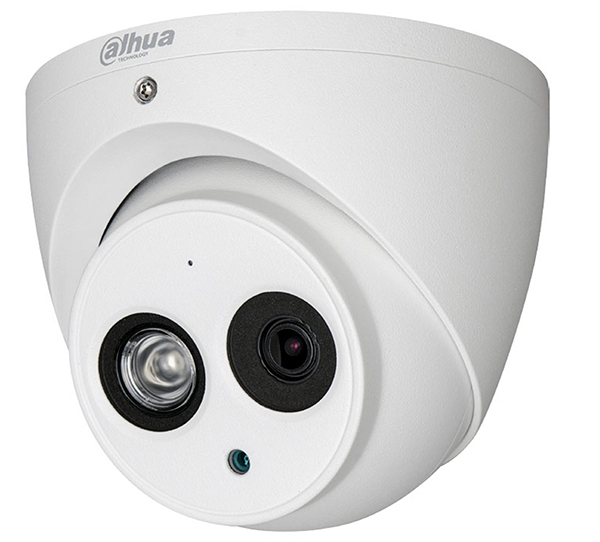 Telecamera Dome HDCVI - HAC-HDW1100EM-A Telecamera Dome con risoluzione 720P e ottica fissa 2.8mm.Microfono