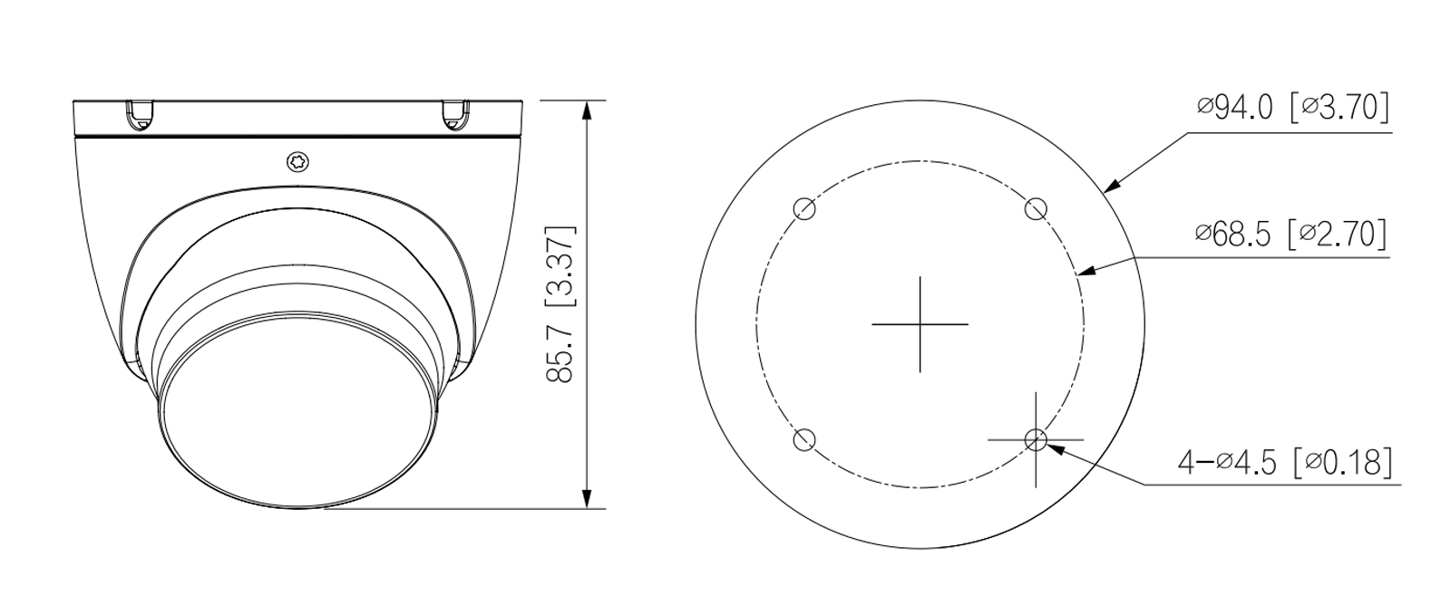 HAC-HDW1500TLM-IL-A-S3 dimensioni