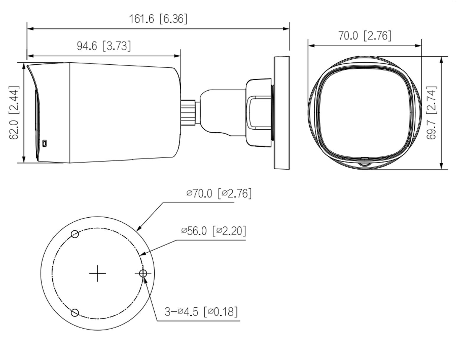 HAC-HFW1500RL-IL-A-S3 dimensions