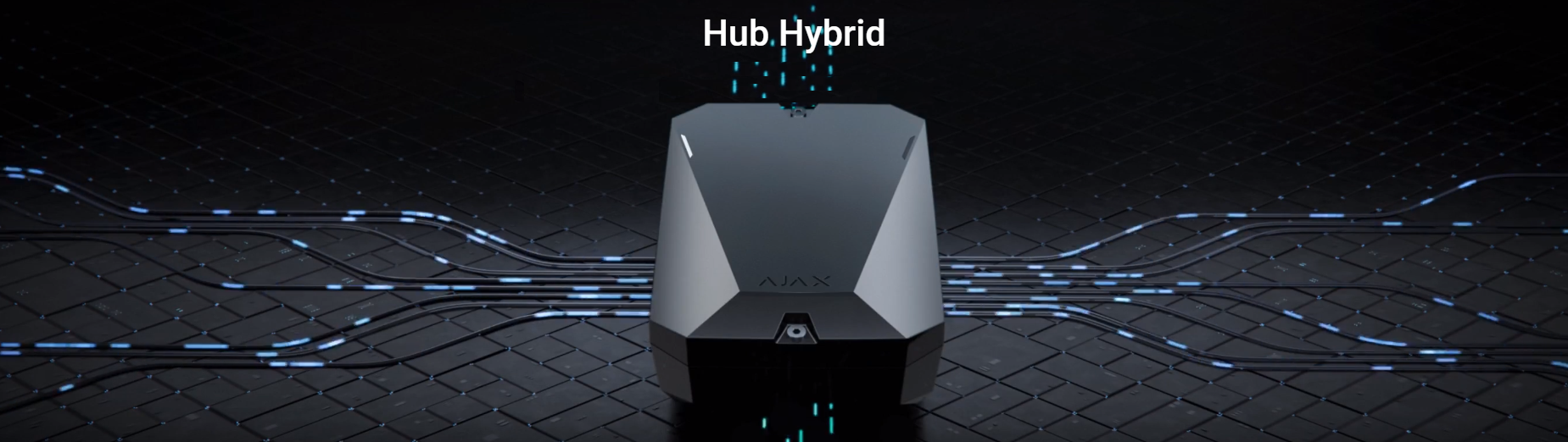 centrale ajax hub hybrid 2g - jeweller/wings/fibra