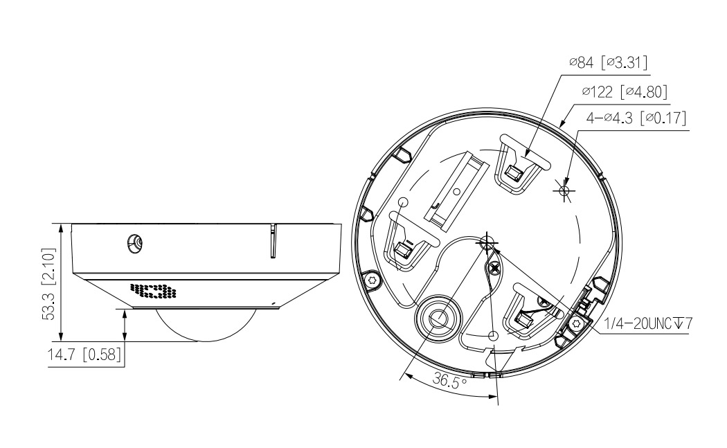 IPC-EBW5641-AS dimensioni