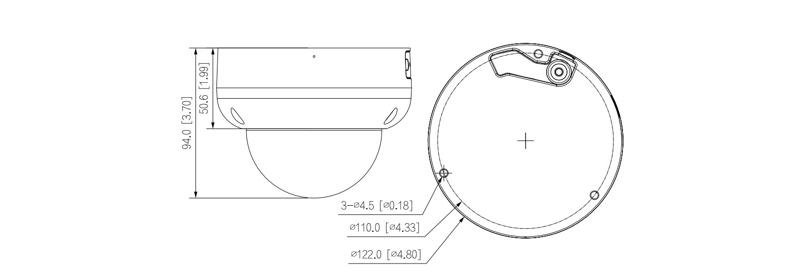 IPC-HDBW5559R-ASE-IL dimensions