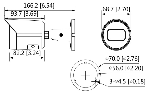 Dimensioni IPC-HFW2230S-S